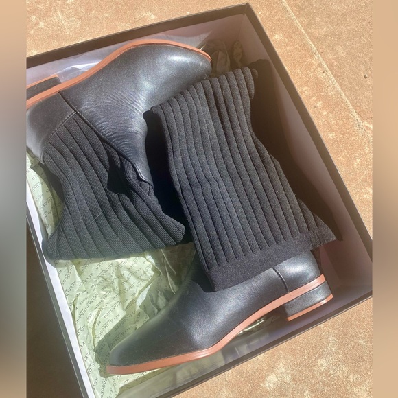 {Kelsi Dagger Brooklyn} Alva Over- The - Knee Sock Boots - Picture 6 of 8